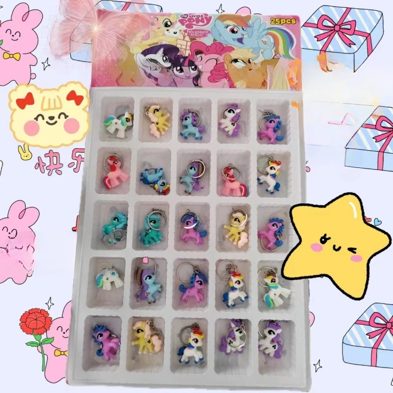 Mijn Kleine Pony Twilight Sparkle Applejack Anime Perifere Creatieve Cartoon Schattige Pop Kinderen Verrassing Blind Box Speelgoed Cadeau