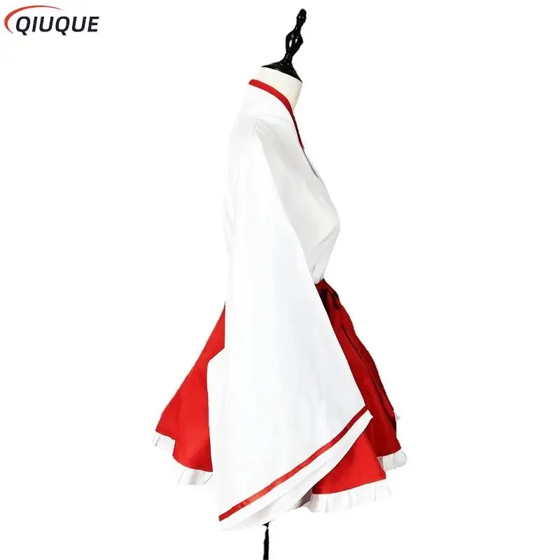 Anime Inu x Boku SS Shirakiin Ririchiyo Miko Costume Cosplay Donna Kimono Uniforme S-5XL