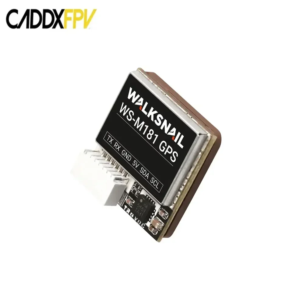 Stock Walksnail WS-M181 GPS M10 GNSS avec boussole QMC5883 intégrée et antenne céramique pour avion RC FPV Freestyle longue portée, pièces DIY