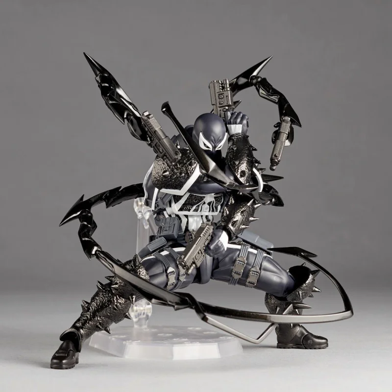 

New Agent Venom Kaiyodo Eugene Thompson Symbiote Deadpool Comics Action Figure Model Movie Toys Doll Gift