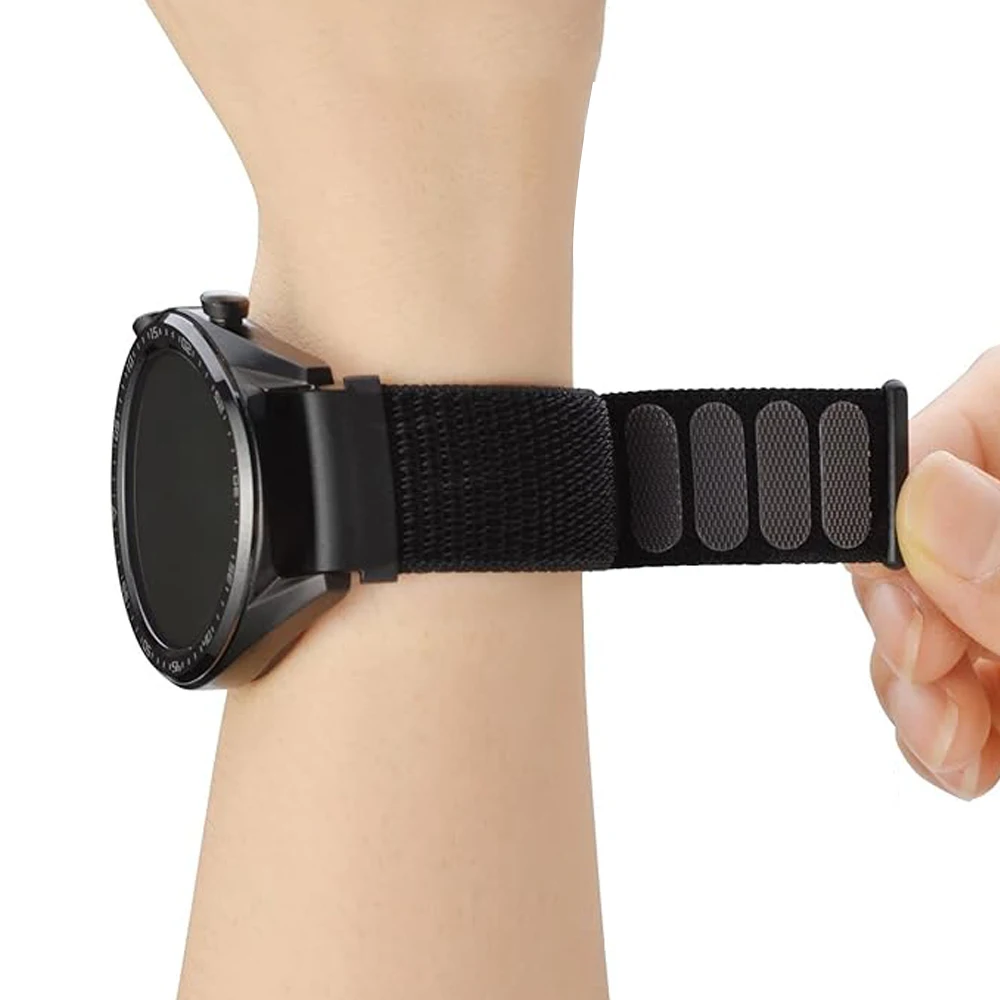 Bracelet à boucle en Nylon pour Samsung Galaxy Watch 7 6 5 4 44mm 40mm/5 pro/Active 2/S3 sport 20 22mm bracelet Galaxy watch6 bracelet classique
