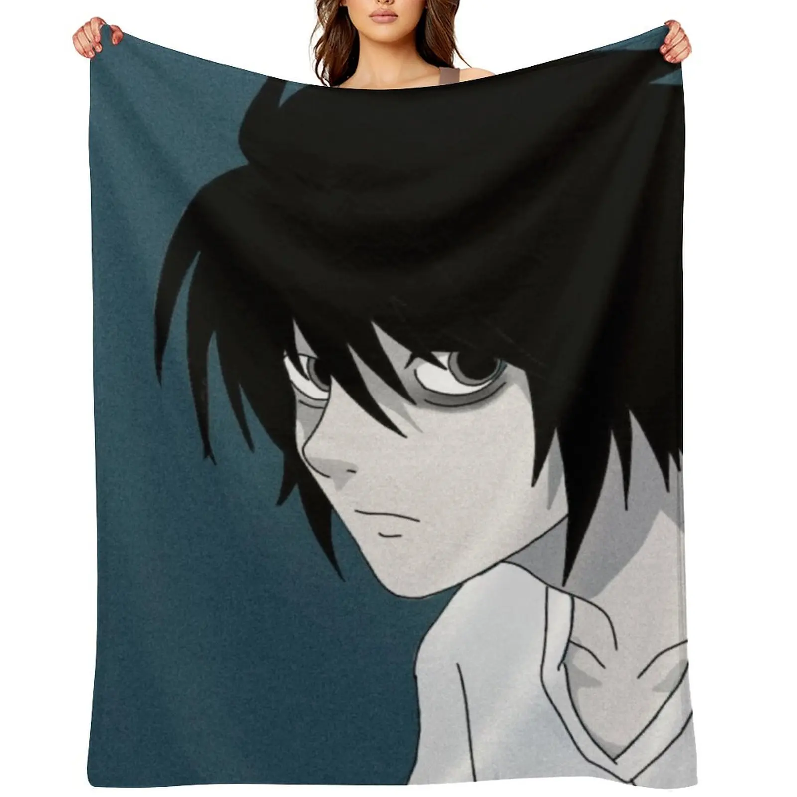 

L Lawliet Throw Blanket Retros Luxury St christmas gifts Hairys Blankets