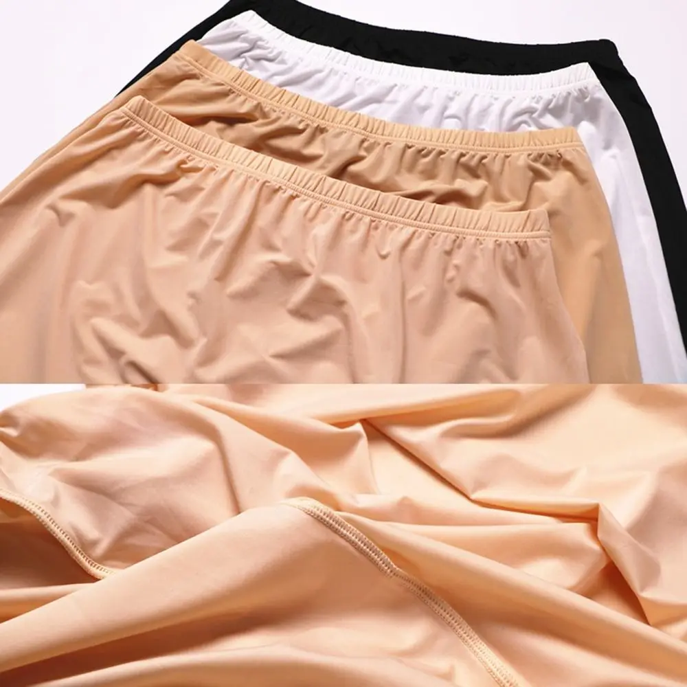 

Skirt Base Of Petticoat Cotton For Women Underskirt Half Slips Women Long Petticoat Ice Silk Underskirt Safety Underskirt Slips