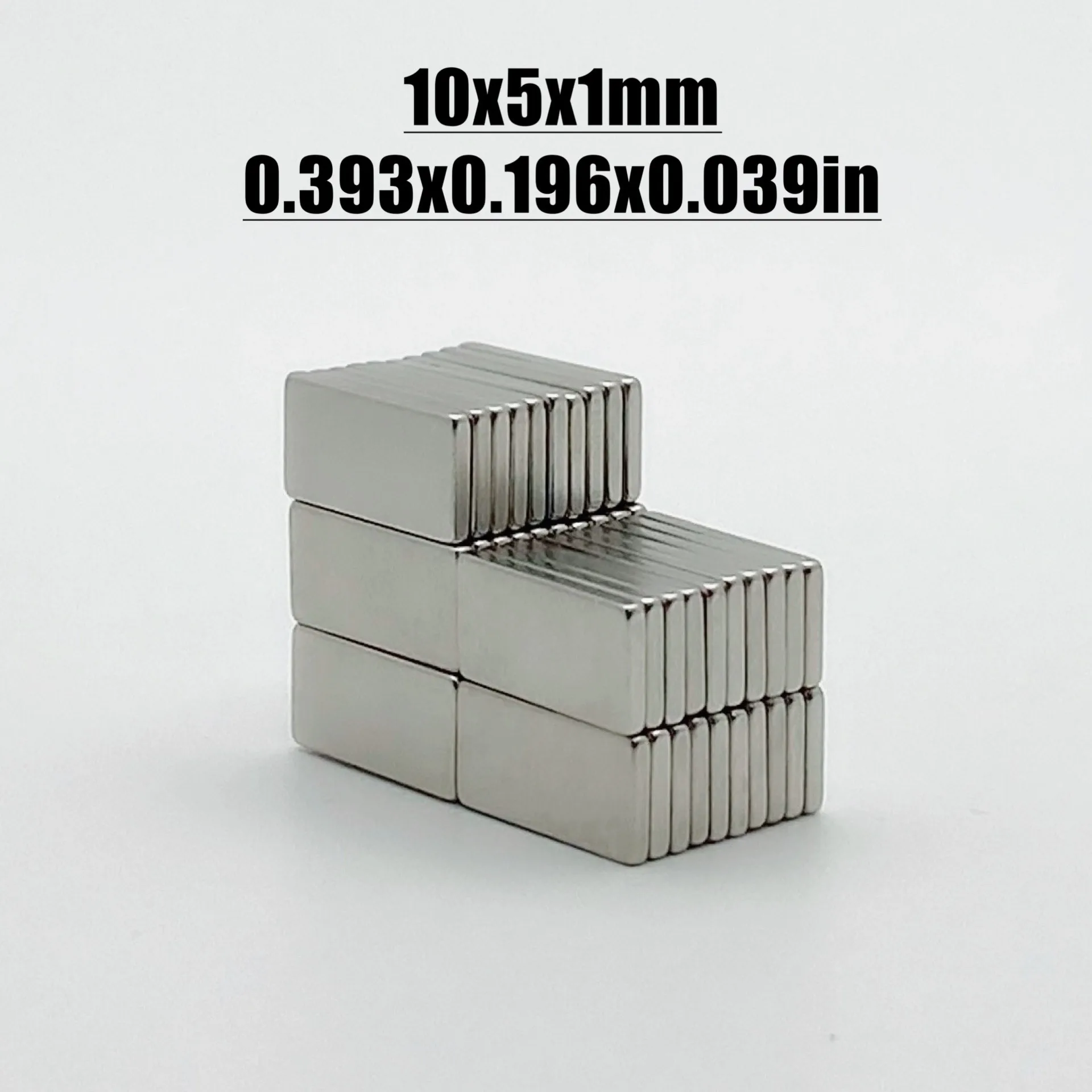 20-2000pcs 10x5x1mm Magnet Neodymium Magnet N35 NdfeB Permanent Magnetic Imanes Magnets Square Shape 10*5*1 Magnet Accessory