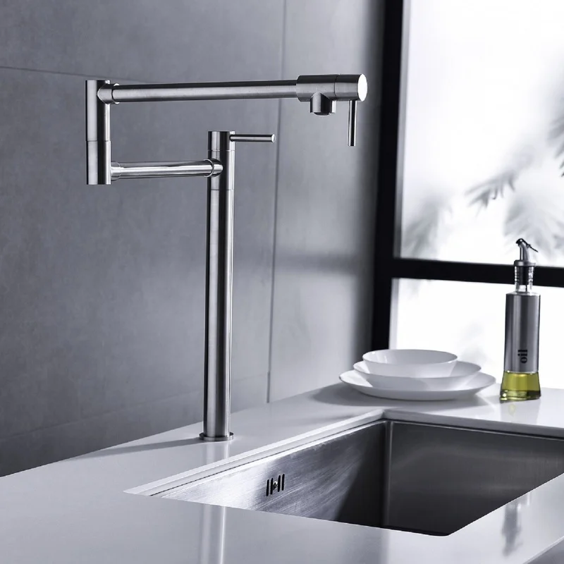 

Pot Filler Faucet with Extendable Spout
