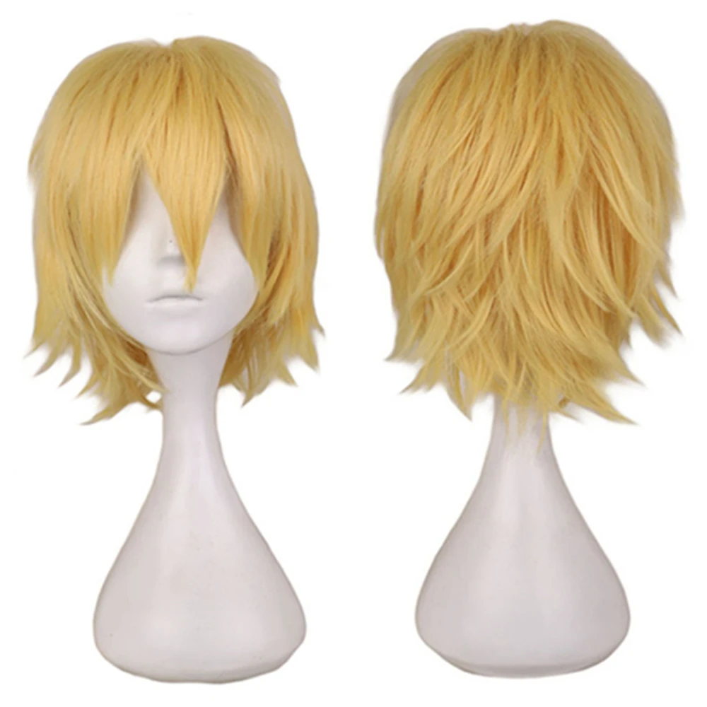 

Anime Chainsaw Man Denji Cosplay COSTUME Adult Unisex Wigs Synthetic Straight Wig Halloween Props Xmas Gift