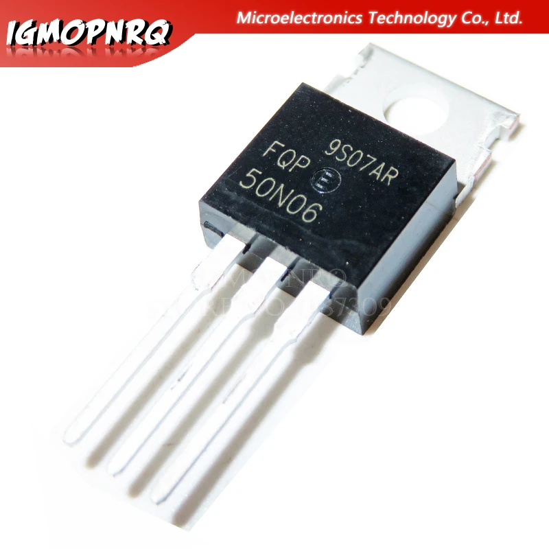 20pcs FQP50N06 50N06 MOSFET TO-220 N-CH 60V 50A new original