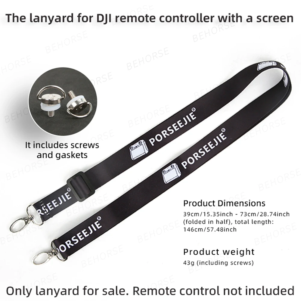 Cordino per telecomando RC Pro 2 Tracolla regolabile con cinghie per appendere lo schermo per accessori drone DJI Mavic 4 Pro