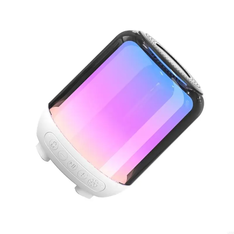 G8DB Wireless Bluetooth-Bluetooth Compatibile con subwoofer Night Light LED 3 Gear Desktop Regolable Woofer Presente