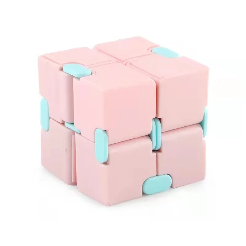 Para diversión, cubo mágico infinito para niños y adultos, autismo, alivio del estrés, divertido juego de mano, laberinto de cuatro esquinas, juguetes de descompresión