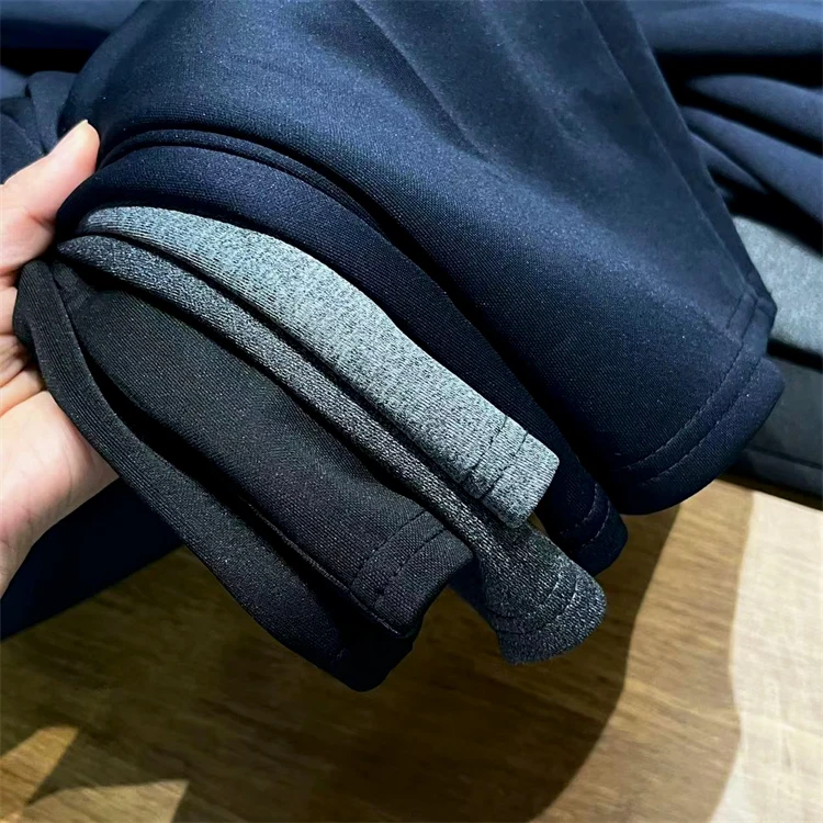 Outdoor Men's Casual Trousers Four-Sided Elastic Random Sle Woven Running Straight Leg Pants Tee-acetate Fiber Straight Cut