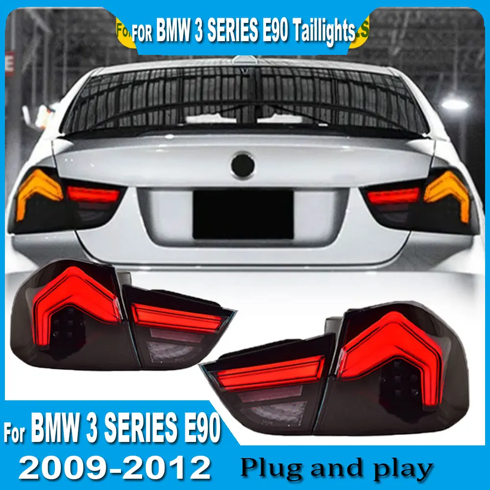 Car taillight For BMW 3 Series E90 2009 2010 2011 2012 Rear Dynamic Turn Signal Start-up Animation Car Lamp Auto Accessories