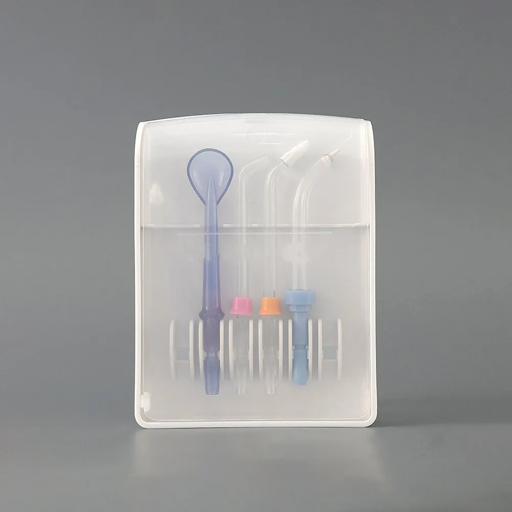 

Коробка для хранения стоматологических инструментов на 6 сменных насадок для флоссеров, прозрачная конструкция, легко найти, легкий и прочный органайзер для насадок