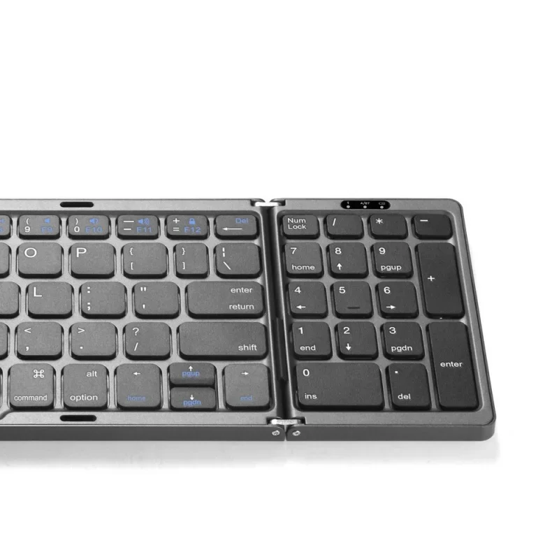 Mini Portable Folding Keyboard Thin Wireless BT Number Keypad For Mac Windows Laptop Tablet Light-Handy Bluetooth-compatible