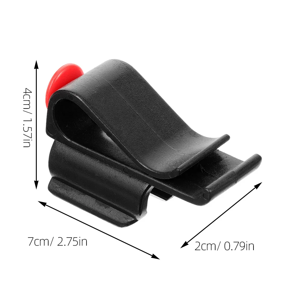 2pcs Putter Plastic Secure Hold For Outdoor Use Golf Clip Golfing Putter Clamp Club Clip For Bag Golf Club Bag Clamp