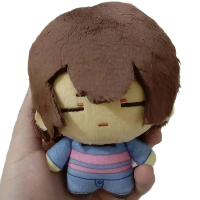10cm Anime Undertale Plush Toys Pendant Frisk Keychain Cosplay Stuffed Dolls Plushie Keyring Decoration CHRISTMAS Gifts
