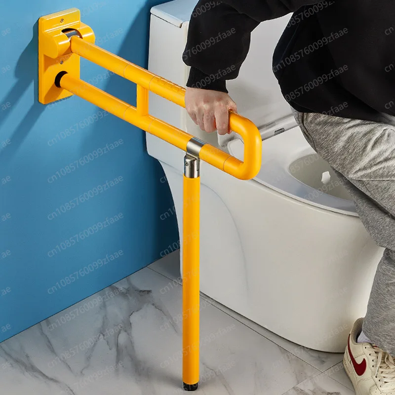 

Barrier-free bathroom toilet handrail railing, disabled elderly toilet help safety handle