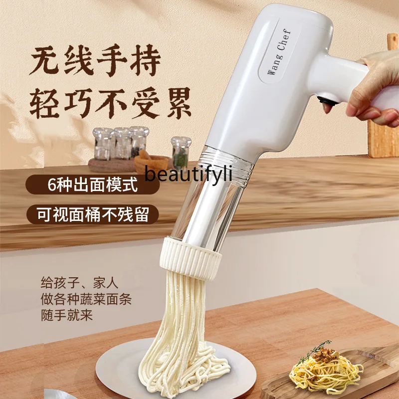 Handheld Electric Noodle Machine Household Charging Multifunctional Noodle Press Enema Machine Manufacturer Supply Wholesale