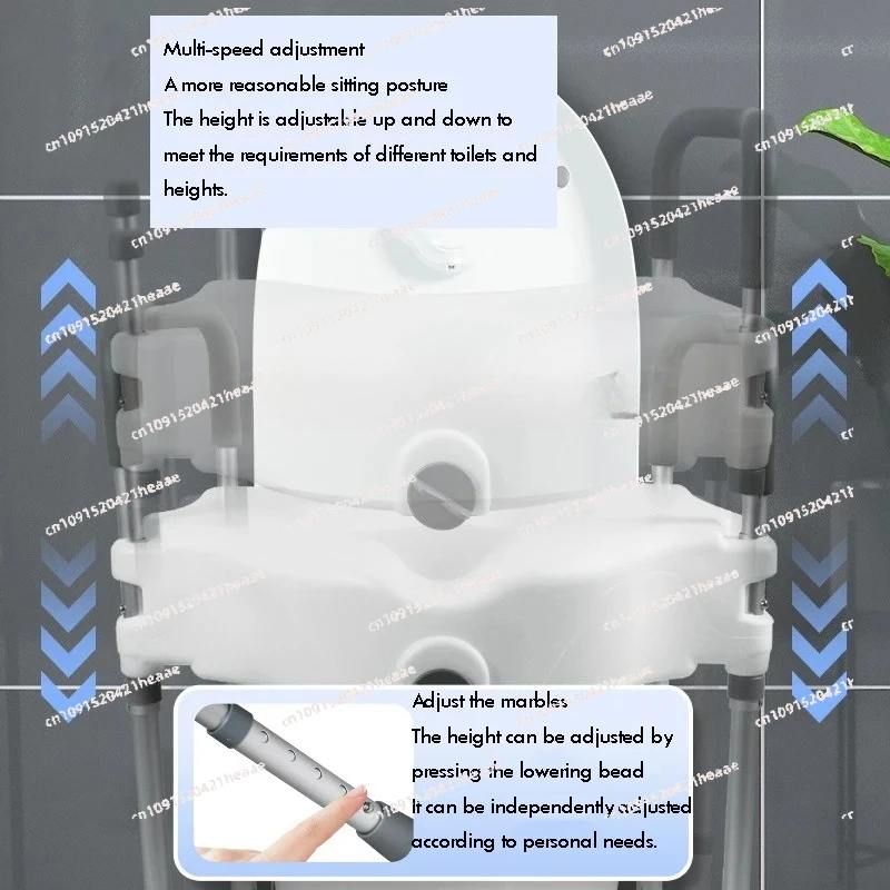 Suitable for Height Pad Portable Toilet Seat For