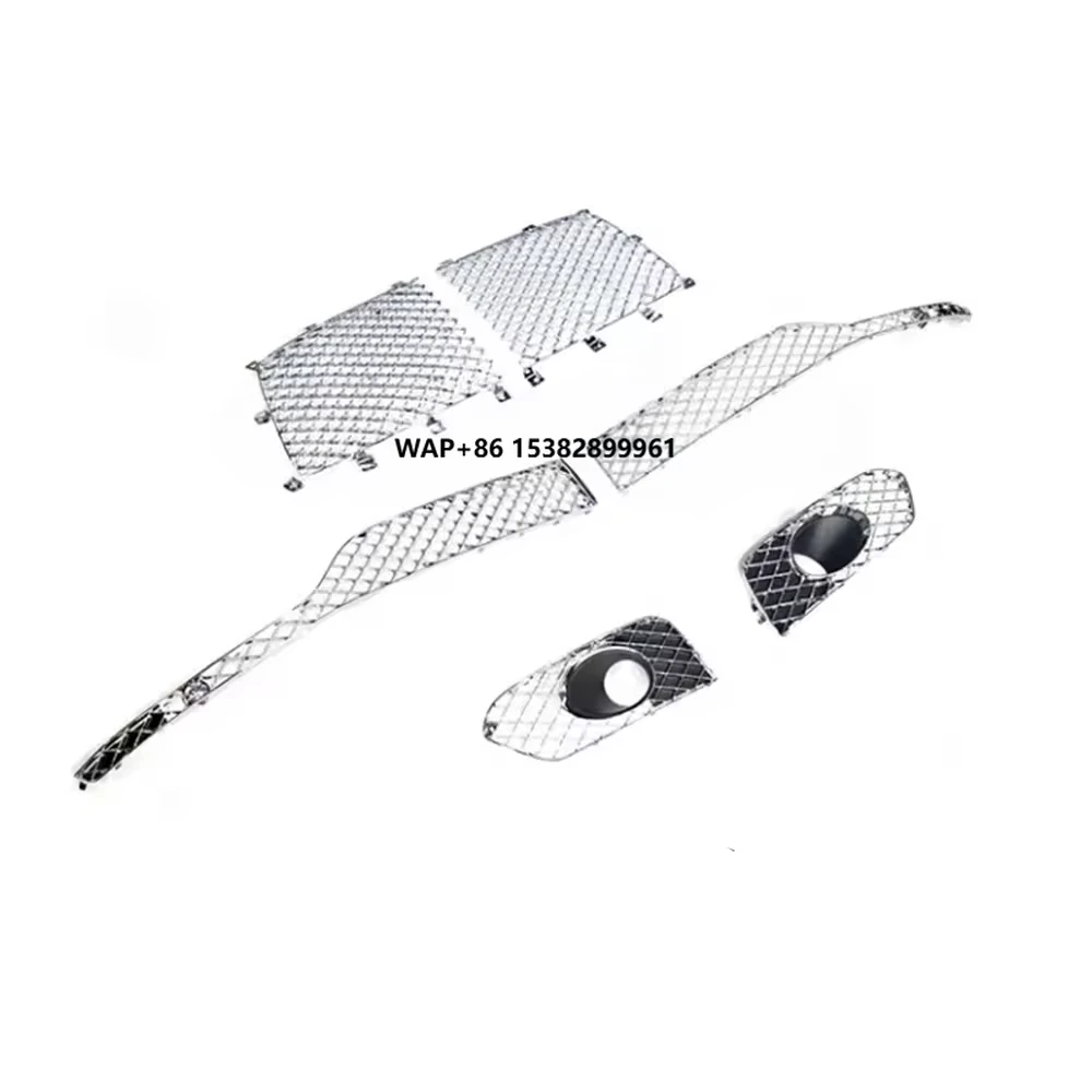 

Chrome Grill Mesh Lower Front Bumper for Bentley Bentayga 2016-2020 New Condition 36A807345 36A807346 36A807647 36A807648