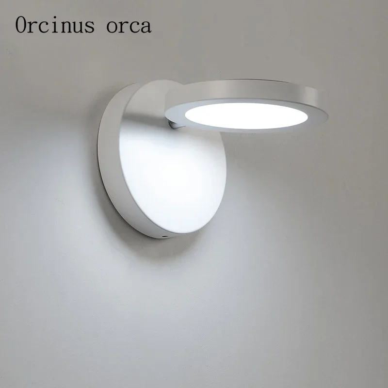 The Nordic minimalist modern led living room wall  stairs bedroom bedside lamp creative personality wall lamp free shipping