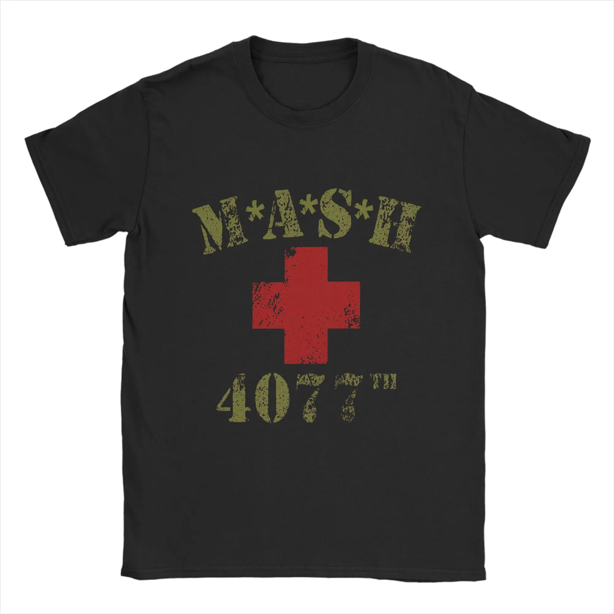 Novelty MASH 4077  T-Shirts for Men Crewneck 100% Cotton T Shirt  Short Sleeve Tee Shirt Gift Idea Clothing