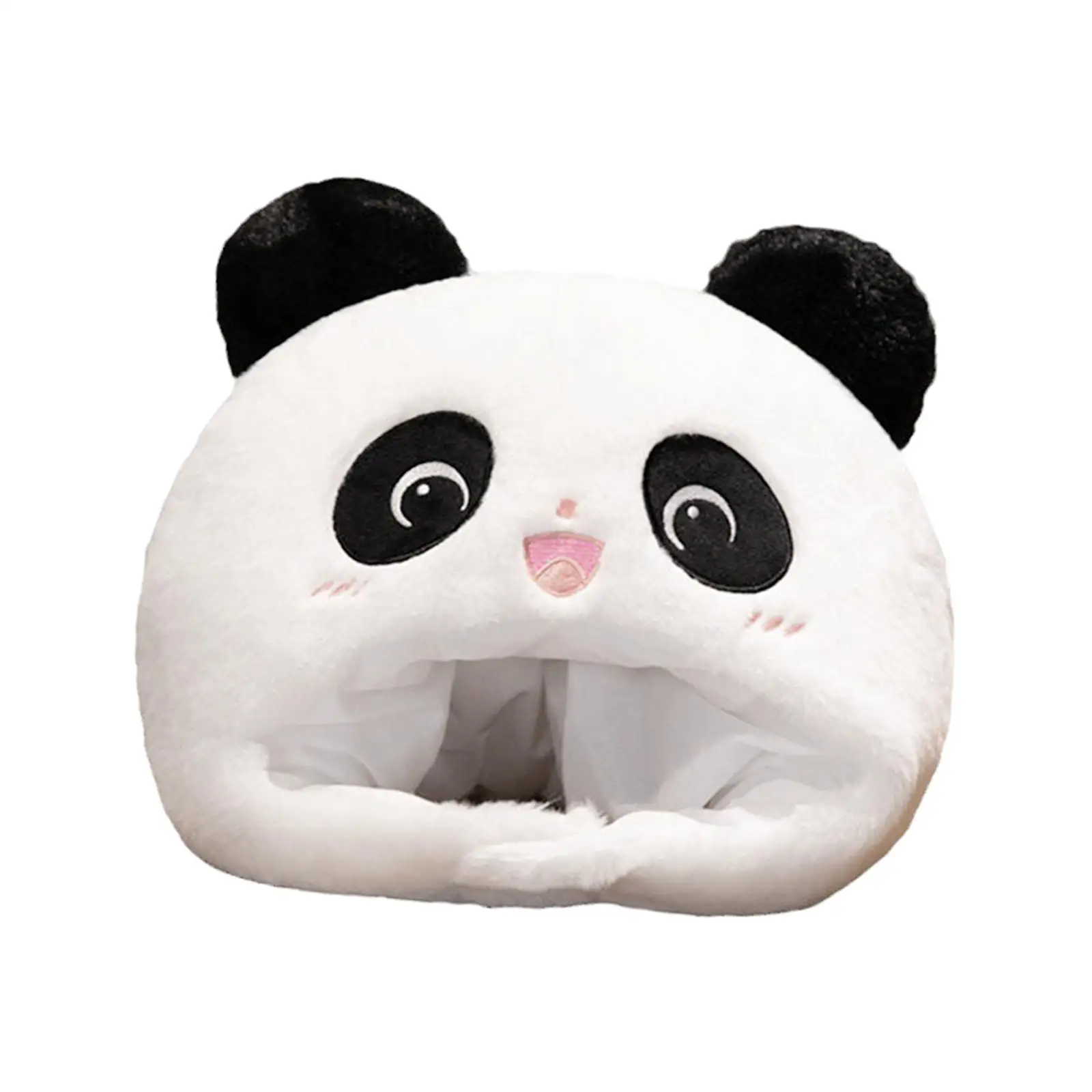 Copricapo per cappello da panda cartone animato Copricapo per cosplay per uomo e donna adorabile per la festa di compleanno di Halloween, festival di laurea