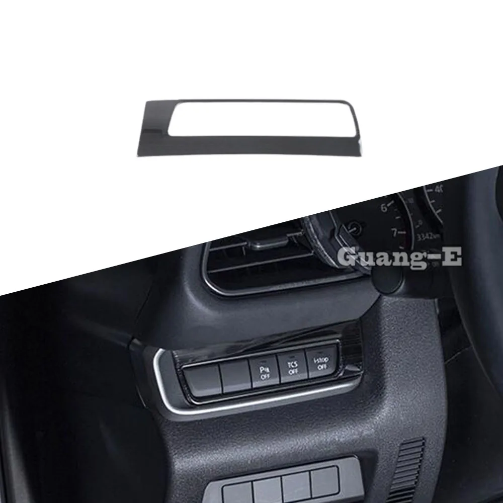 For Mazda CX-30 CX30 2020 2021 2022 2023 Styling Sticker Front Sensory Switch Left Center Control Switch Button Trim Frame Parts