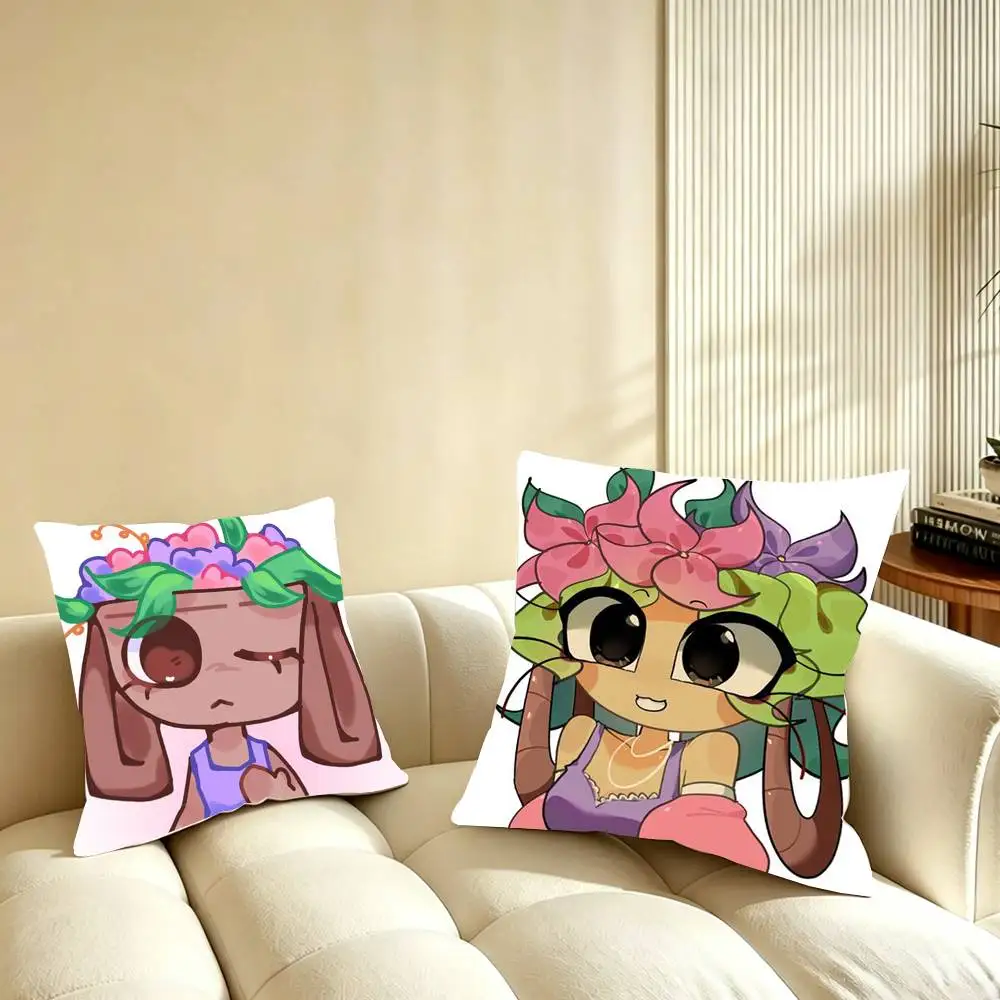 

Horror Game D-Dandys World Pillow Case Cushion Cover Throw Pillow Case For Car Sofa