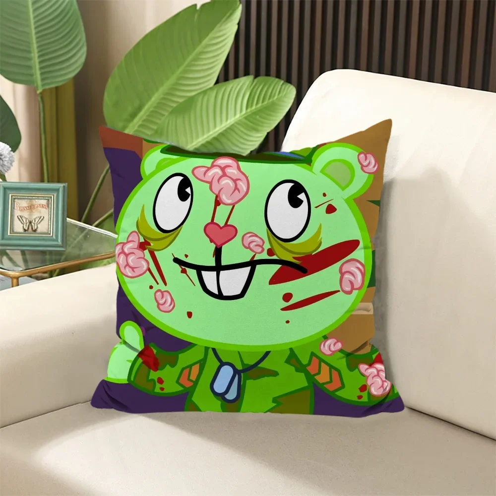 Kissen bezüge h-glückliche Baum freunde Kissen bezug 45 × 45 ausgestopfte Kissen dekorative Kissen für Sofa koffer × eleganter Zimmers chlaf