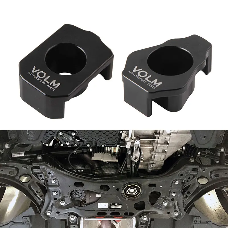 Frete grátis boleto de alumínio mqb dogbone montagem inserir mkvii para 14-19 volkswagen golf gti golf r mk7