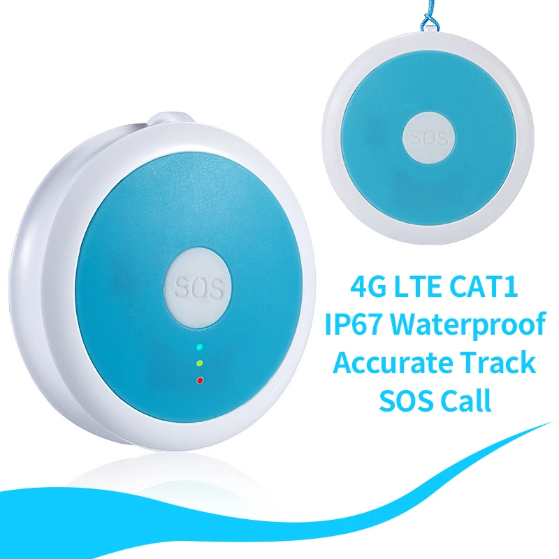 

Mini 4G GPS Tracker for Children Kids 2G 750mAh Real Time Tracking with SOS Call Geo-Fence GSM/LTE Track with Rope