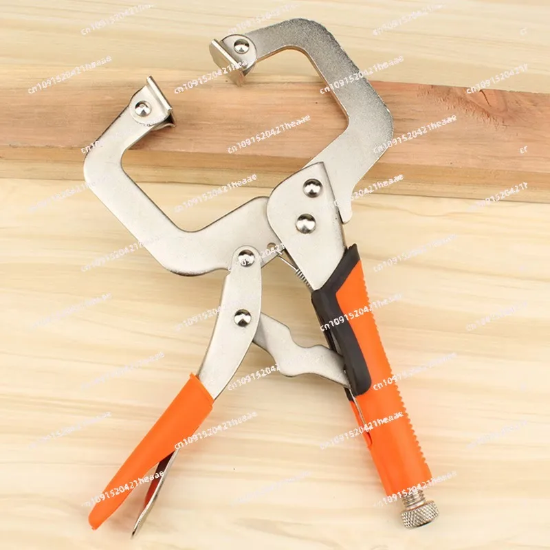 Suitable for Two Ways C- Clamp  Woodworking and Pocket Hole Joinery C Pocket Hole Clamp Right Angle Corner Clamp Tools