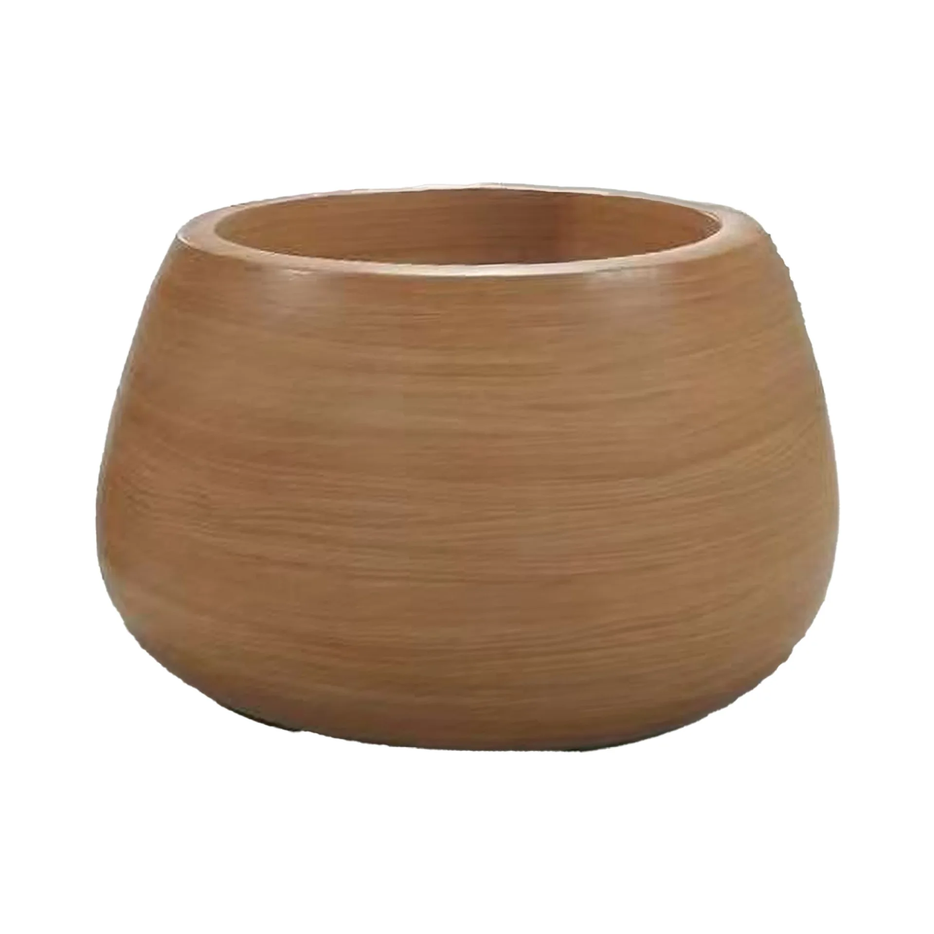 

FRP flower box community modern creative log color flower ware outdoor park shopping mall Meichen decorative flower bowl