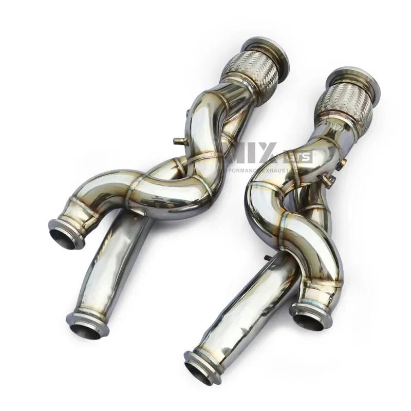 Stainless Steel Automobile Exhaust Pipe, Exhaust Downpipe for Lamborghini JP700 6.5, Exhaust Modification, Quality