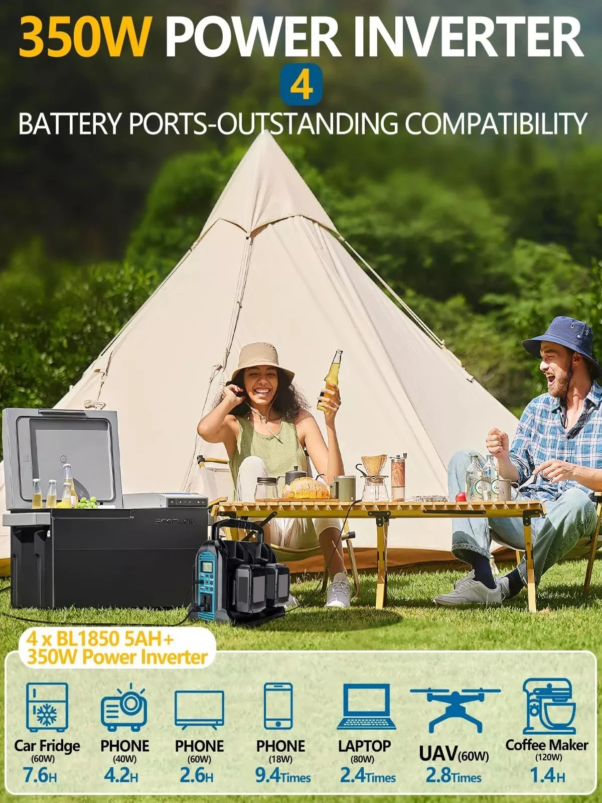 インバーター　キャンプ　画像のもののみです　makita Amazon.co.jp: Adisipsoarin 500W 純正正弦波パワーインバーター