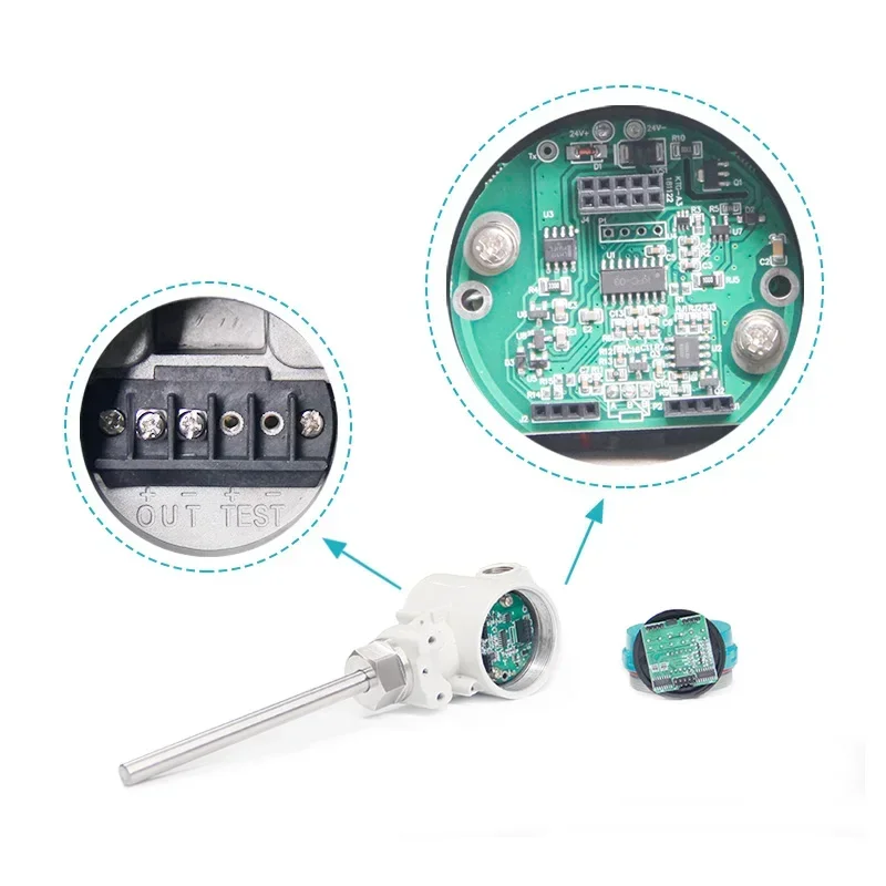 Intelligent with display mounted hart 4-20ma output pt100 high accuracy temperature sensor transmitter