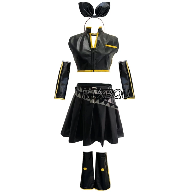 

v;3,f\6,k;Mikuu Rin Len Costume kasane Teto Cosplay Dress Uniform Suit for Women Halloween Customizedr;6,b\7,j/