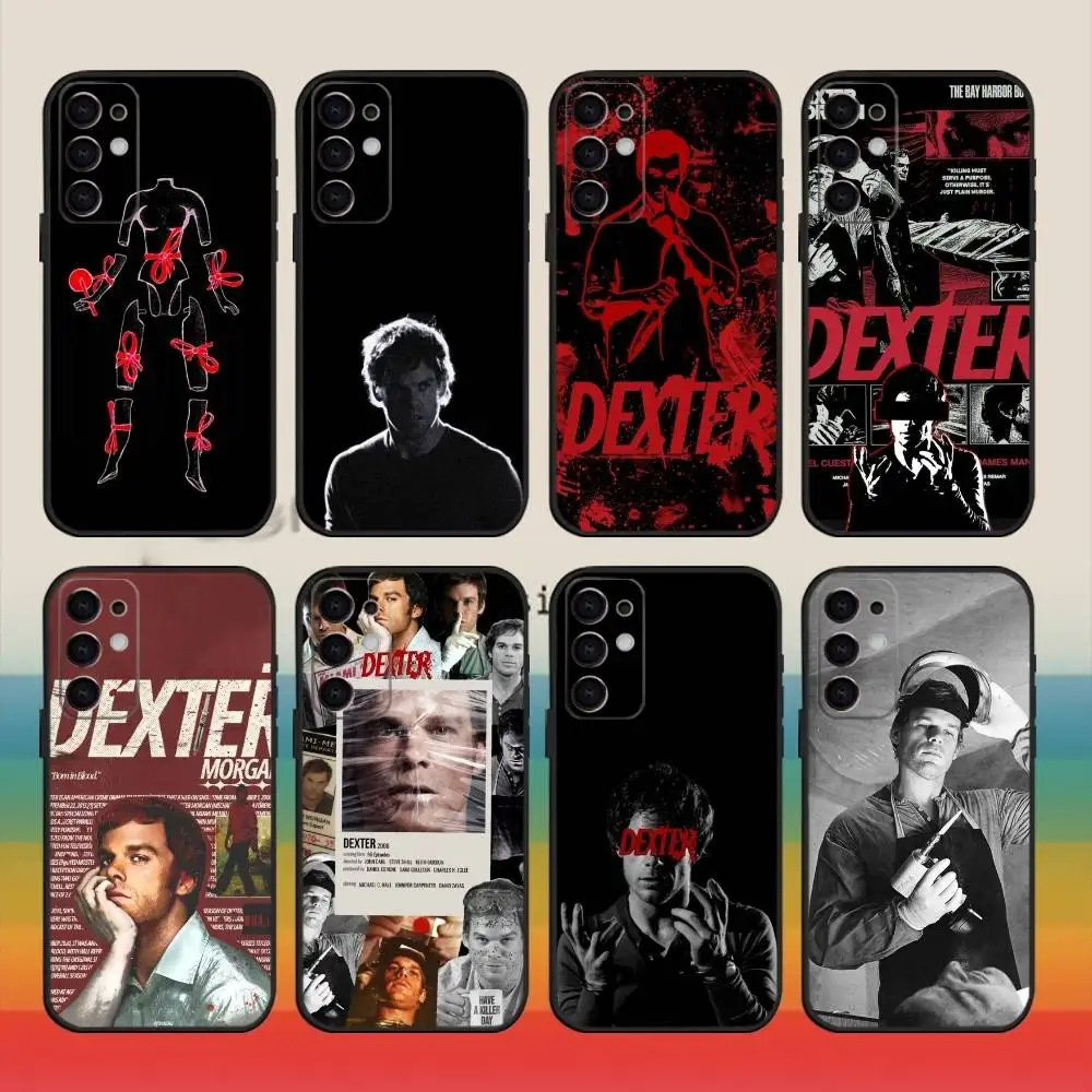 Dexter M-Morgan Phone Case For Samsung S25,S24,S21,S22,S23,S30,Ultra,S20,Plus,Fe,Note,10,9,5G Black Cover