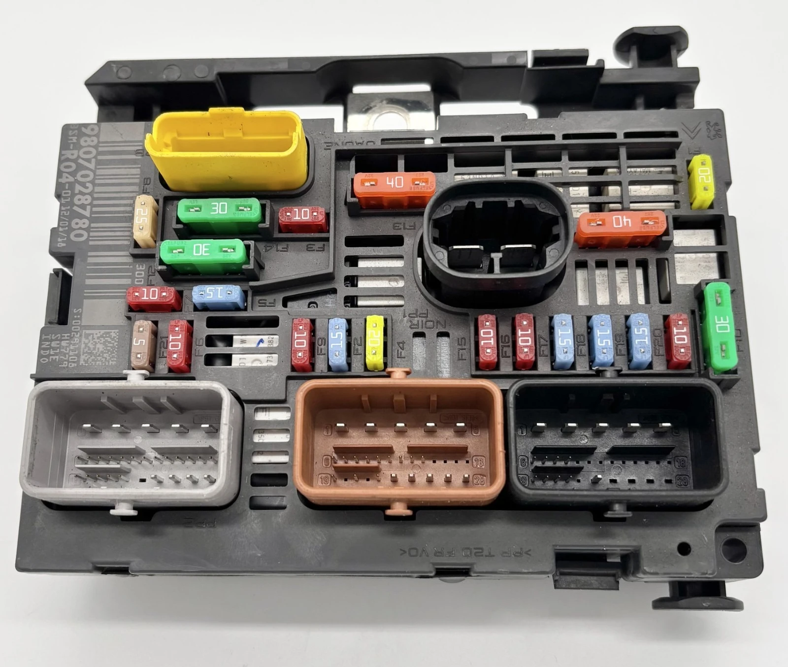 Caja de Fusibles Original Baificar R03 R04 R05 R20 L04 BSM 9807028780 para Peugeot 307 308 607 807 Partner Expert Mk3 Citroen C4
