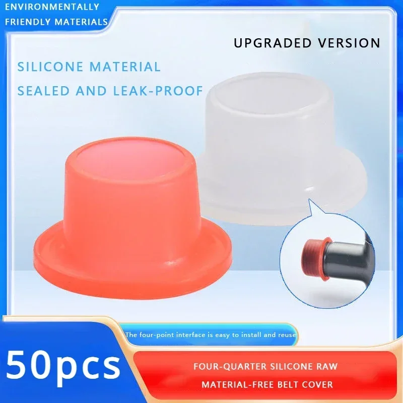 50/10PCS Faucet Leak-proof Sealing Gasket Washer Silicone Raw Belt Triangle Valve Rubber Pipe Hose Prevent Dripping Leakage Plug