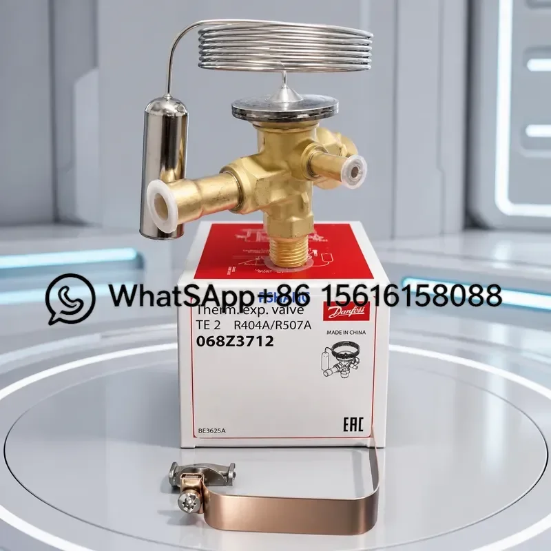 Original Danfoss TE2 Expansion Valve Weld Type 068Z3284 068Z3712 for Air Conditioner Refrigeration System HVAC Cooling Parts