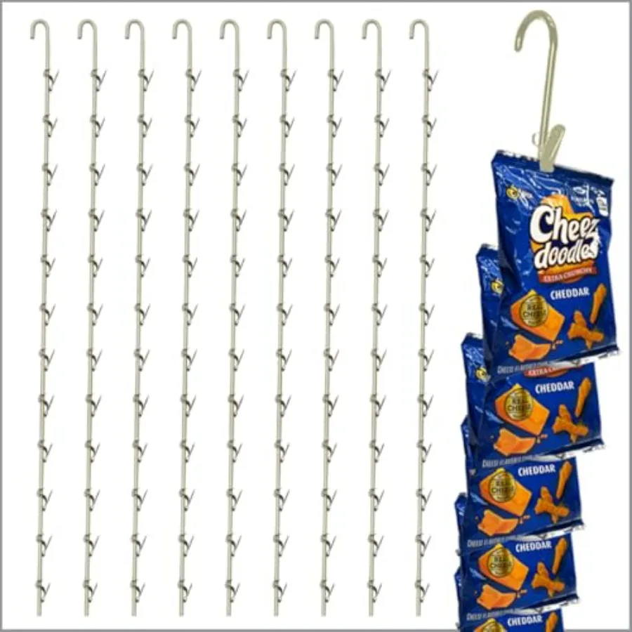 

Clip Strip Metal Merchandising MS-32 Pack of 10 31 Long Economical Metal All Steel Construction Wand Retailer Strip Color: Off-