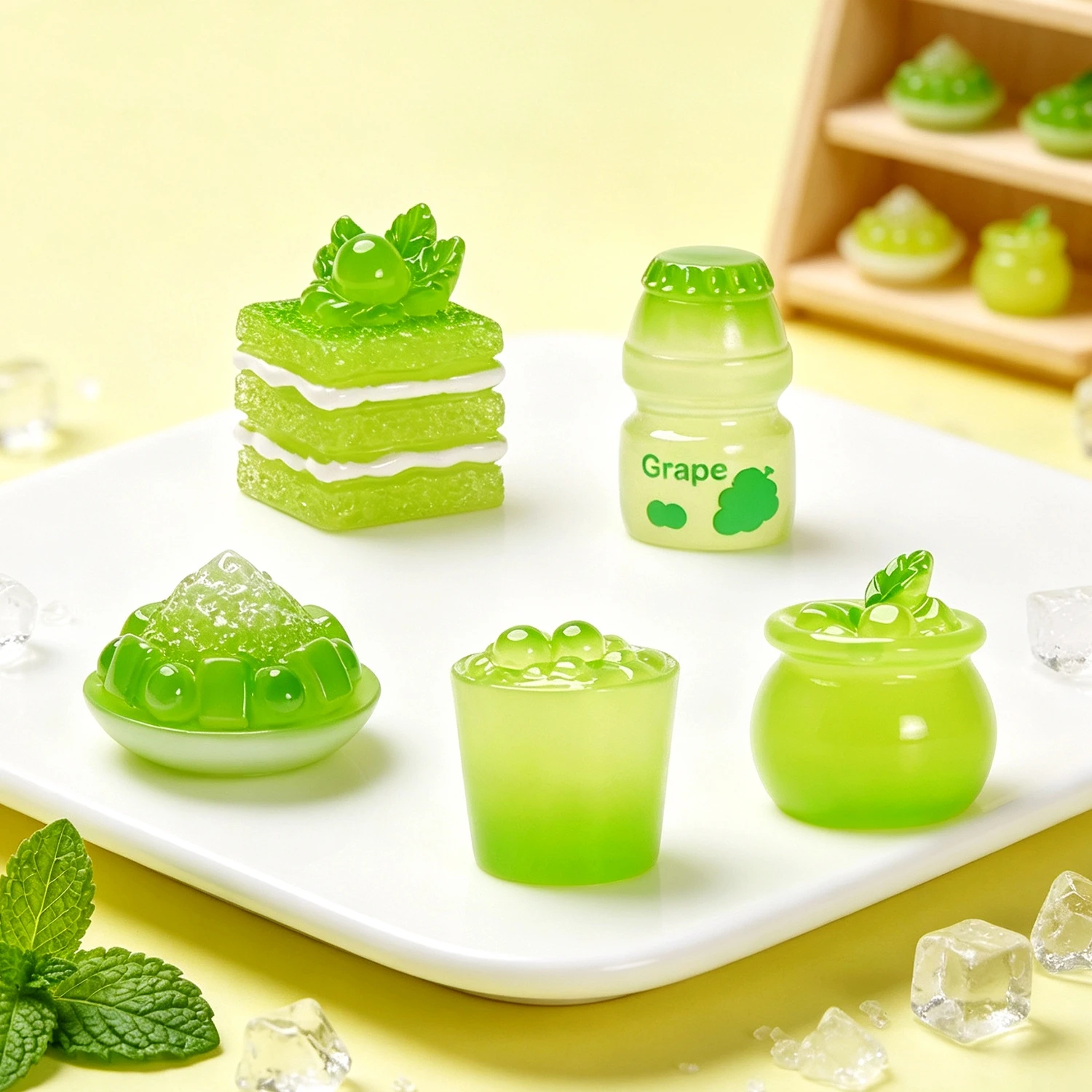 Micro Landscape Green and Flavorful Doll House DIY Decoration Accessories Miniature Small Ornaments Creative Gadgets ﻿