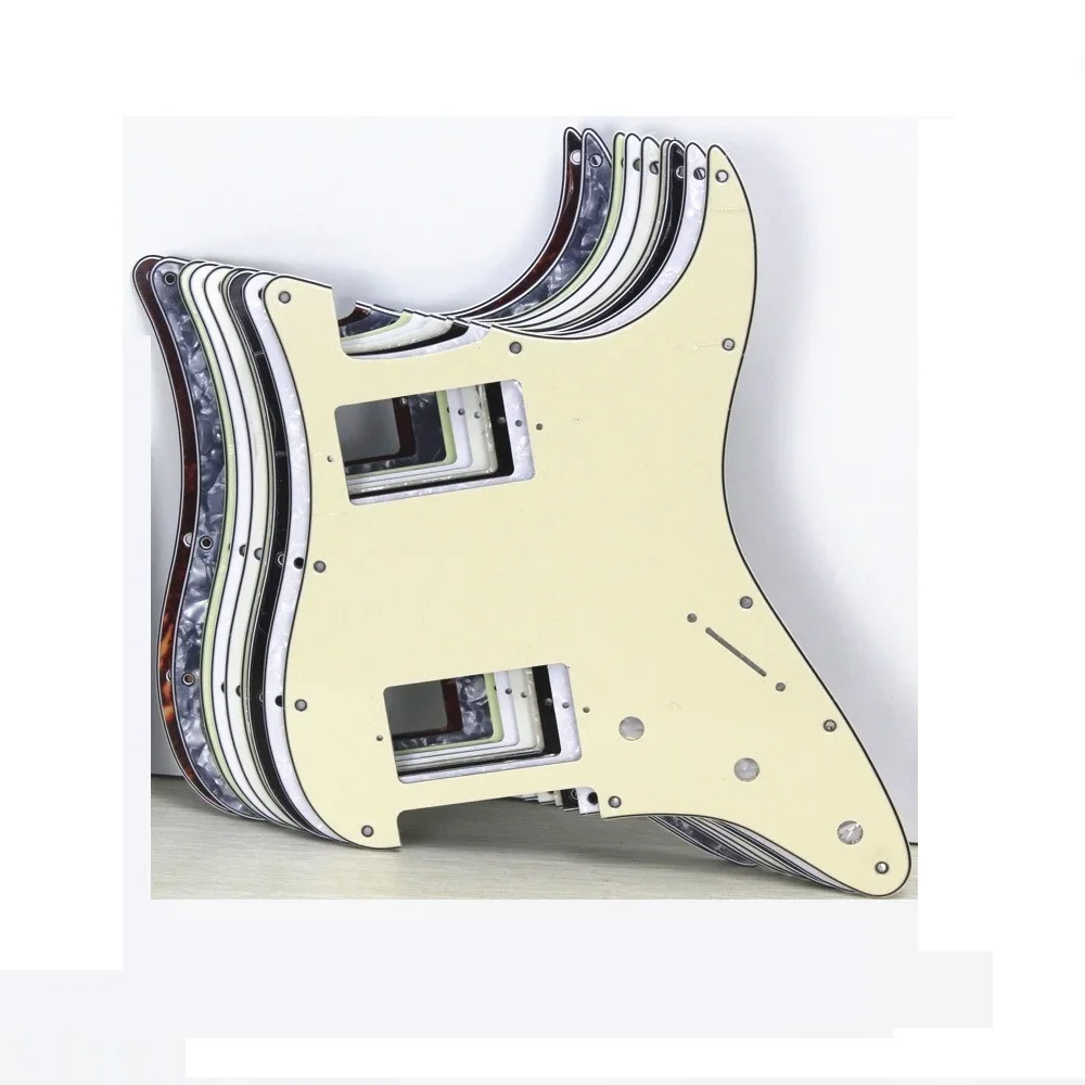 Guitar Pickguard HH Pick Guard 11 Holes Scratch Plate + Screws for FD ST Style Guitar Accessories