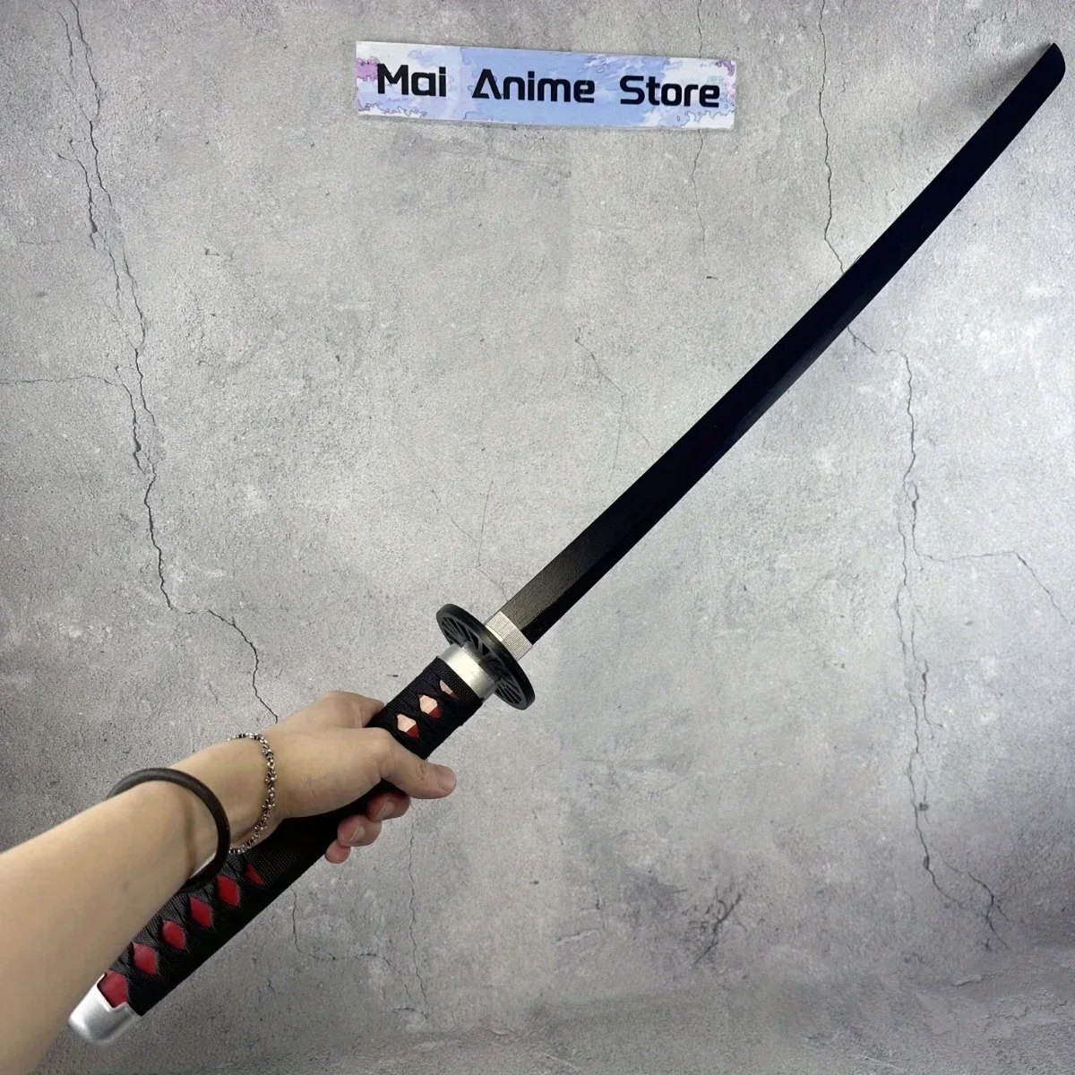 40inch Kamado Tanjirou Katana Original Samurai Sabre Real Japanese Katana Demon Slayer Anime Cosplay Prop Ninja Knife Sword Gift