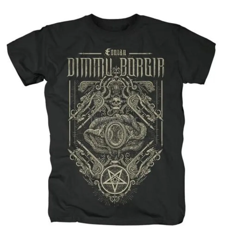 New Fashion Men/Women Dimmu Borgir Eonian Snakes Ornament 3D Print Short Sleeve T-Shirt Casual Hip Hop Summer T Shirt Tops