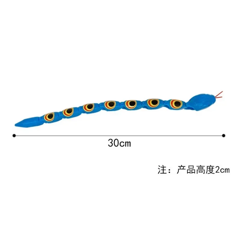 30 cm realistisches Gelenkschlangenspielzeug, 4 Farben, Erwachsene, Kinder, Streich-Requisiten, lustiges gefälschtes Schlangenmodell, Party, Aprilscherz, Horror, kniffliges Spielzeug