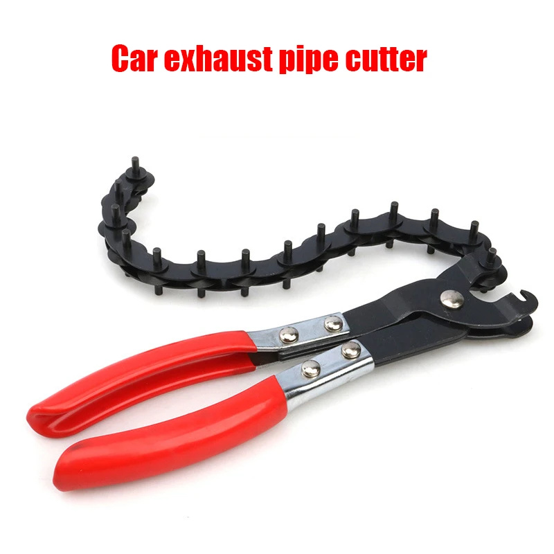 

Newest Car Universal Exhaust Pipe Cutting Tool Tailpipe Tailpipe Cutter Chain Tool 14 Chain 3/4" to 3" (19-76mm)