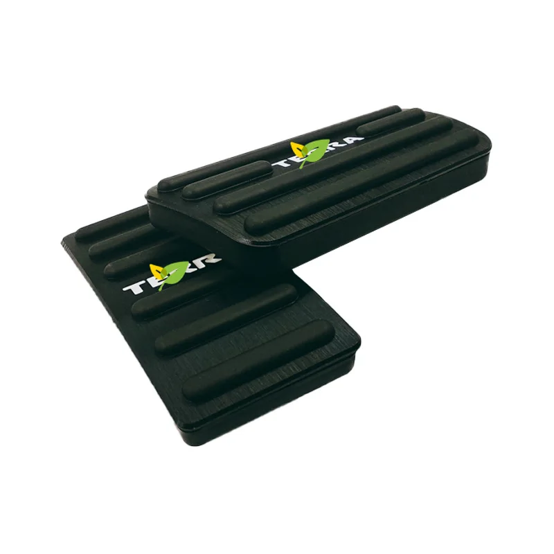 تصفيف السيارة الفولاذ المقاوم للصدأ اكسسوارات السيارات الديكور دواسة لنيسان تيرا ترقية السيارات اكسسوارات السيارات #6